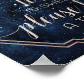 Star Sky Celestial Galaxy Love is Sweet Treat Poster (Hoek)