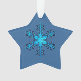 Star Snowflake kerstversiering Ornament