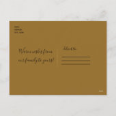 Star Spacey Cosmic Lights Modern Holiday Foto Feestdagenkaart (Achterkant)