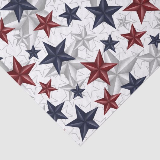 Star Spangle Tissuepapier (Detail)