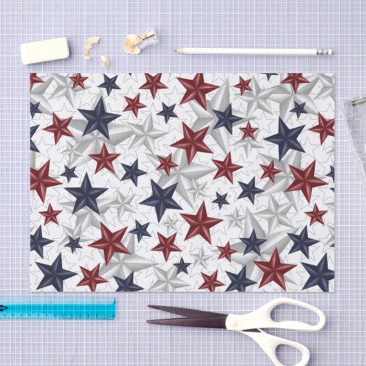 Star Spangle Tissuepapier (Craft)