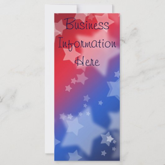 Star Spangled 2012 Calendar Bladwijzer Rack Kaart (Voorkant)