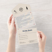 Star-Spangled 4 juli BBQ Tri-Fold uitnodiging (Afscheurbaar)