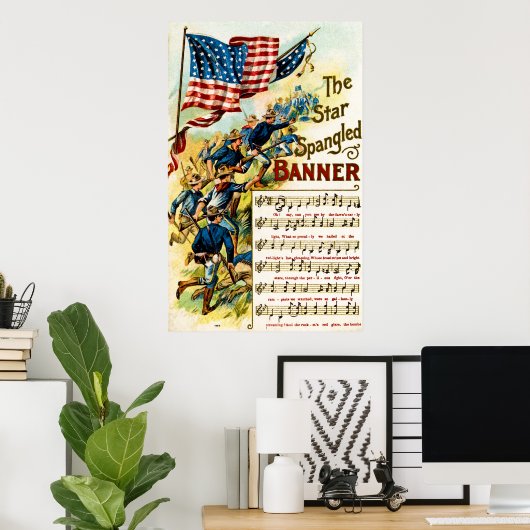 Star Spangled Banner 1908  Poster (Thuiskantoor)
