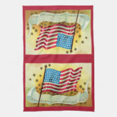 Star Spangled Banner American Flag Kitchen Towel Theedoek (Verticaal)