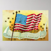Star Spangled Banner American Flag Poster (Voorkant)