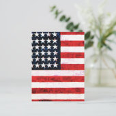 Star Spangled Banner - Amerikaanse vlag Briefkaart (Staand voorkant)