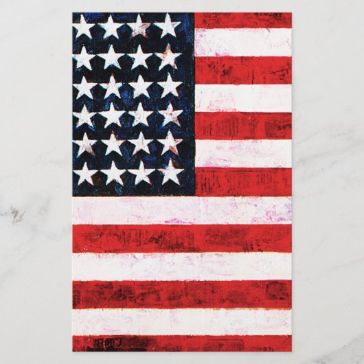 Star Spangled Banner - Amerikaanse vlag Briefpapier (Voorkant)