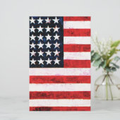 Star Spangled Banner - Amerikaanse vlag Briefpapier (Staand voorkant)