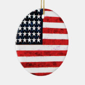 Star Spangled Banner - Amerikaanse vlag Keramisch Ornament (Rechts)