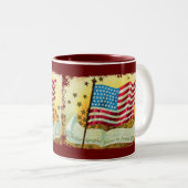 Star Spangled Banner Amerikaanse vlag koffie Mok (Voorkant rechts)