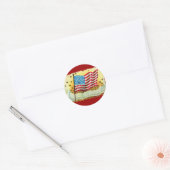 Star Spangled Banner Amerikaanse vlag Stickers (Envelop)