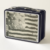 Star Spangled Banner: Amerikaanse vlag te zien (Achterkant)