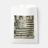 Star Spangled Banner: Amerikaanse vlag te zien Bedankzakje (Voorkant)