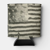 Star Spangled Banner: Amerikaanse vlag te zien Blikjeskoeler (Voorkant)