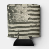 Star Spangled Banner: Amerikaanse vlag te zien Blikjeskoeler (Achterkant)