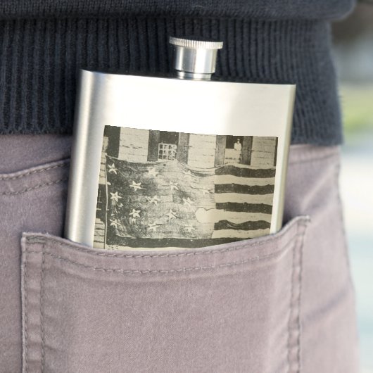 Star Spangled Banner: Amerikaanse vlag te zien Flacon (Voorbeeld)