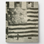 Star Spangled Banner: Amerikaanse vlag te zien Fotoplaat (Voorkant)