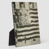 Star Spangled Banner: Amerikaanse vlag te zien Fotoplaat (Zijkant)