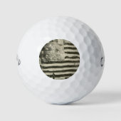 Star Spangled Banner: Amerikaanse vlag te zien Golfballen (Voorkant)