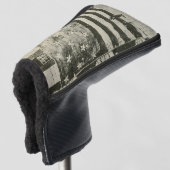 Star Spangled Banner: Amerikaanse vlag te zien Golfheadcover (3/4 voorkant)