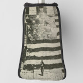 Star Spangled Banner: Amerikaanse vlag te zien Golfheadcover (Draai 90)
