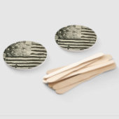 Star Spangled Banner: Amerikaanse vlag te zien Handwaaier (Niet-gemonteerd)