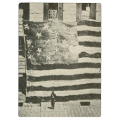 Star Spangled Banner: Amerikaanse vlag te zien Klembord (Achterkant)