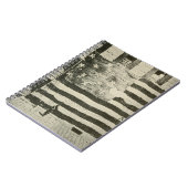 Star Spangled Banner: Amerikaanse vlag te zien Notitieboek (Linkerzijde)