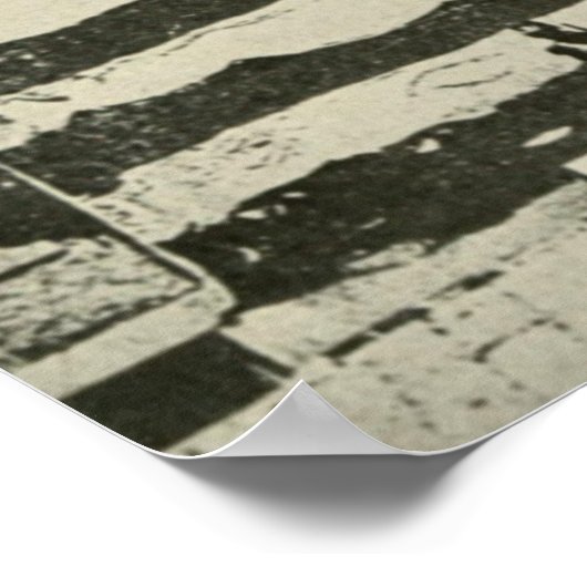 Star Spangled Banner: Amerikaanse vlag te zien Poster (Hoek)