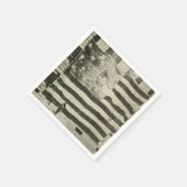 Star Spangled Banner: Amerikaanse vlag te zien Servet (Hoek)
