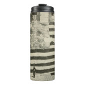 Star Spangled Banner: Amerikaanse vlag te zien Thermosbeker (Voorkant)