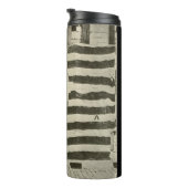 Star Spangled Banner: Amerikaanse vlag te zien Thermosbeker (Geroteerd rechts)