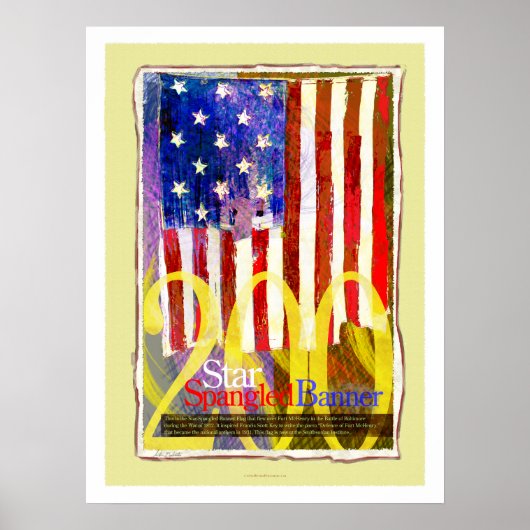 Star Spangled Banner Bicentennial Poster (Voorkant)