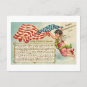 Star Spangled-banner Briefkaart (Voorkant)