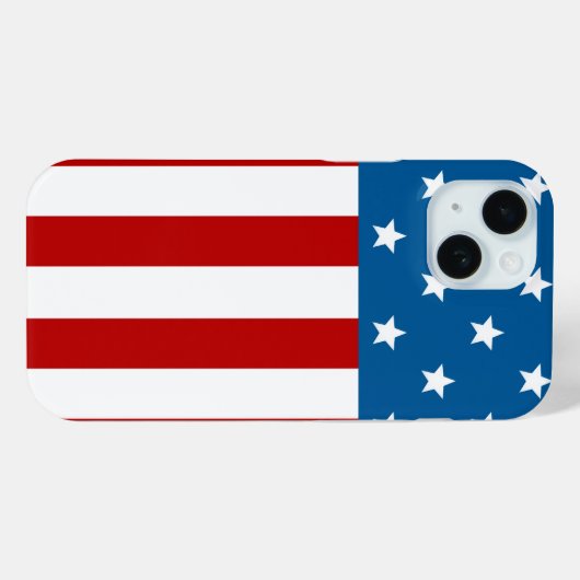 Star Spangled-banner Case-Mate iPhone Case (Achterkant (horizontaal))