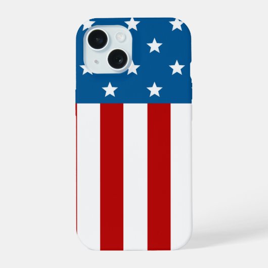 Star Spangled-banner iPhone 15 Case (Achterkant)
