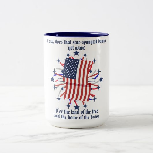 "Star-spangled banner" koffie/thee Mok (Center)
