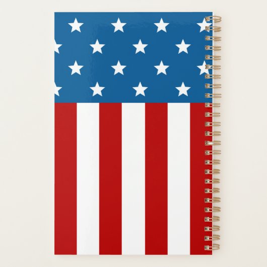 Star Spangled-banner Planner (Achterkant)