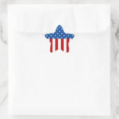 Star Spangled-banner Ster Sticker (Tas)