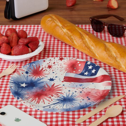 Star-Spangled Banquet Paper Bord (Picknick)