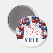 Star Spangled Celebration Arch Vote Magneet (Voorkant / Achterkant)