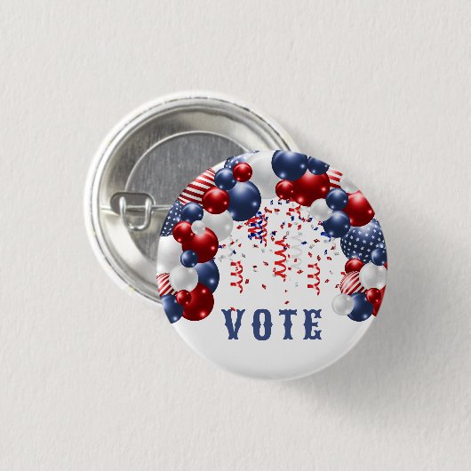 Star Spangled Celebration Arch Vote Ronde Button 3,2 Cm (Voorkant /achterkant)