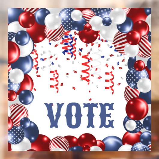 Star Spangled Celebration Raamsticker (Vel 2)