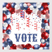 Star Spangled Celebration Raamsticker (Vel)