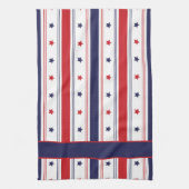 Star-Spangled Chef: Aangepast rood, wit & blauw Sc Theedoek (Verticaal)