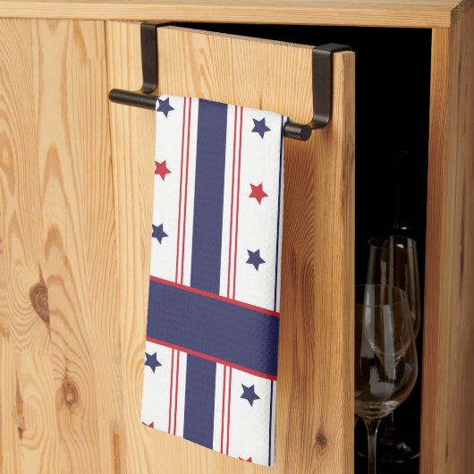 Star-Spangled Chef: Aangepast rood, wit & blauw Sc Theedoek (Derde Gevouwen)