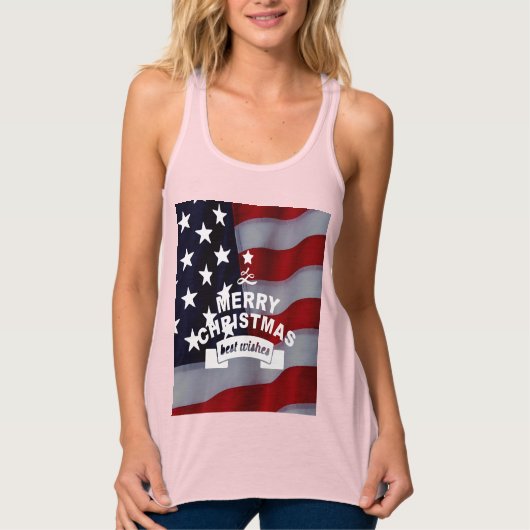 Star-Spangled Christmas: Vier het seizoen Tanktop (Voorkant)