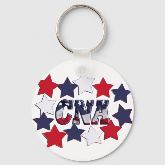 STAR SPANGLED CNA - GECERTIFICEERDE VERZEKERINGSBI SLEUTELHANGER (Voorkant)