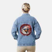 Star-Spangled Cool Eagle Denim Jas